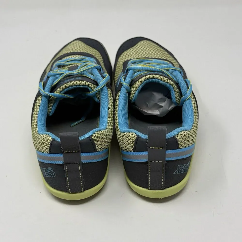 Xero Ipari Prio Barefoot Shoes Womens 8.5 Blue Citron Minimalist Sneakers